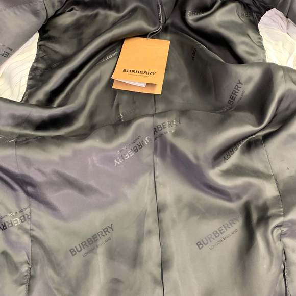 BURBERRY Black Studded Mohair Wool Peak Lapel Sport Coat - Picture 7 of 11